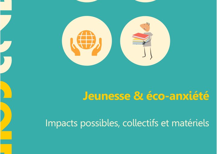 Couverture du livret jeunesse et éco-anxiété 