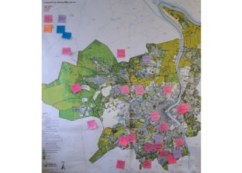 Cartographie des espaces verts sur la Métropole
